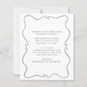 Papier Budget We Have Moved Blush Roses New Address Card (Dos)