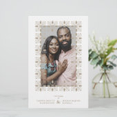 Papier Budget Wedding Golden Effect Fancy Ornament Lace (Debout devant)