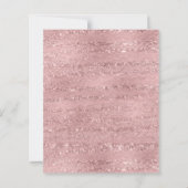 Papier Budget Wedding Happily Ever After Rose Gold Invite (Dos)