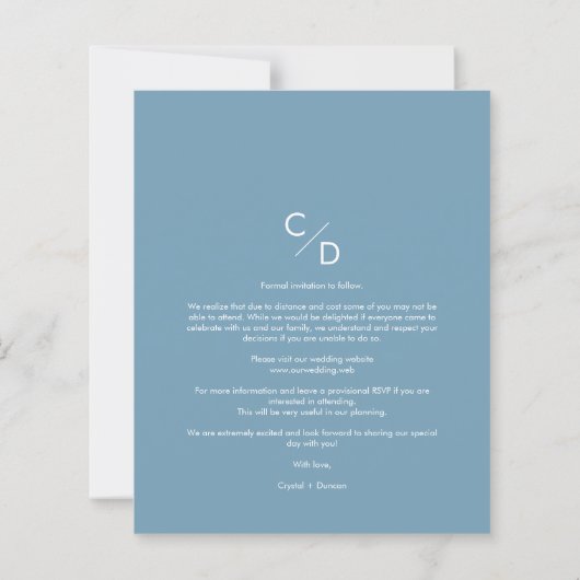 Papier Budget Wedding Vellum Transparency Photo Script (Dos)