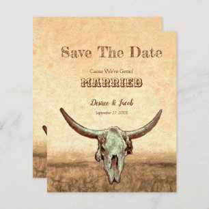 Papier Budget Western Rustic Pays Enregistrer La Date