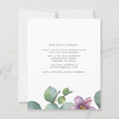 Papier Budget Weve Moved Green Purple Eucalyptus Moving (Dos)