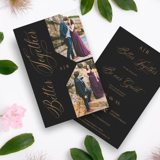 Papier Budget Whimsical Luxe Moderne 2 Photos Collage