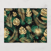 Papier Budget Wild One Photo Vert Or Noir Anniversaire (Dos)