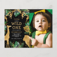 Budget Wild One Photo Vert Or Noir Anniversaire