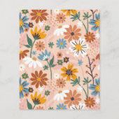 Papier Budget Wild One Retro Boho 1er anniversaire fête (Dos)