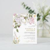 Papier Budget Wilfleurs Faire-part de mariage (Debout devant)