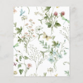 Papier Budget Wilfleurs Faire-part de mariage (Dos)