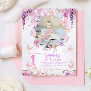 Papier BUDGET Wisteria Papillon Enfants Photo Anniversair