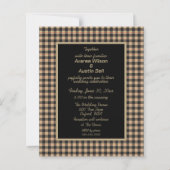 Papier Buffalo Plaid noir et or (Devant)