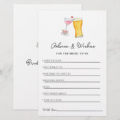 Papier Bulles & Brasserie douche Conseils & Vœux (Devant / Derrière)