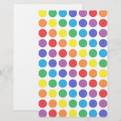 Papier Bullseye Arc-en-Ciel (Devant / Derrière)