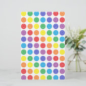 Papier Bullseye Arc-en-Ciel (Debout devant)