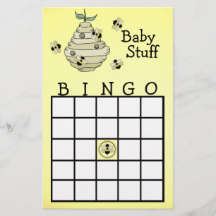 Papier Bumble Bee Bingo partie