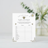 Papier Bumble Bee Qui connaît maman meilleur jeu de douch (Debout devant)