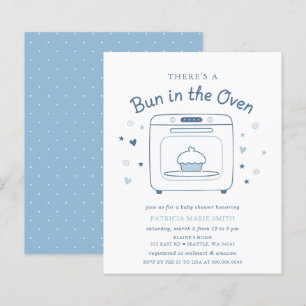 Papier Bun de budget dans le four bébé garçon bleu Baby S