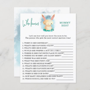 Papier Bunny Qui connaît maman mieux