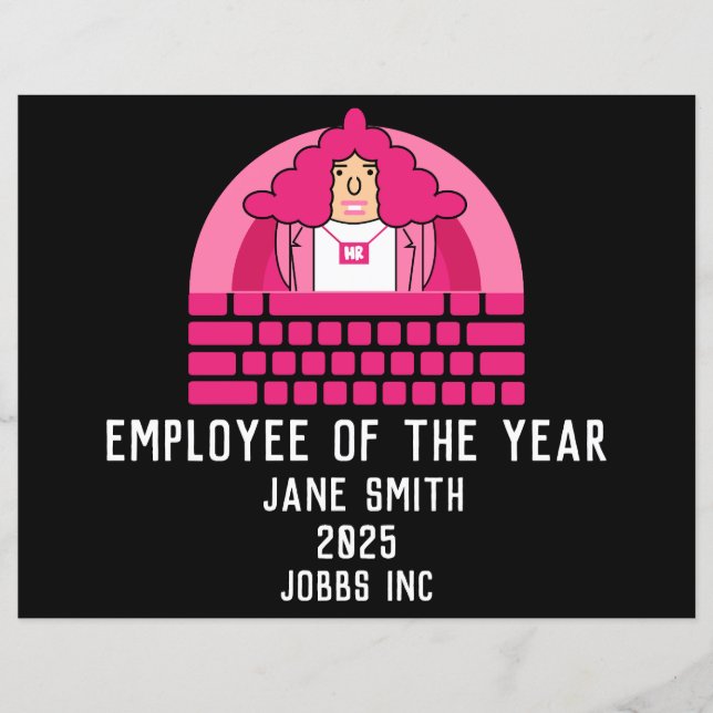 Papier Bureau des ressources humaines (Devant)