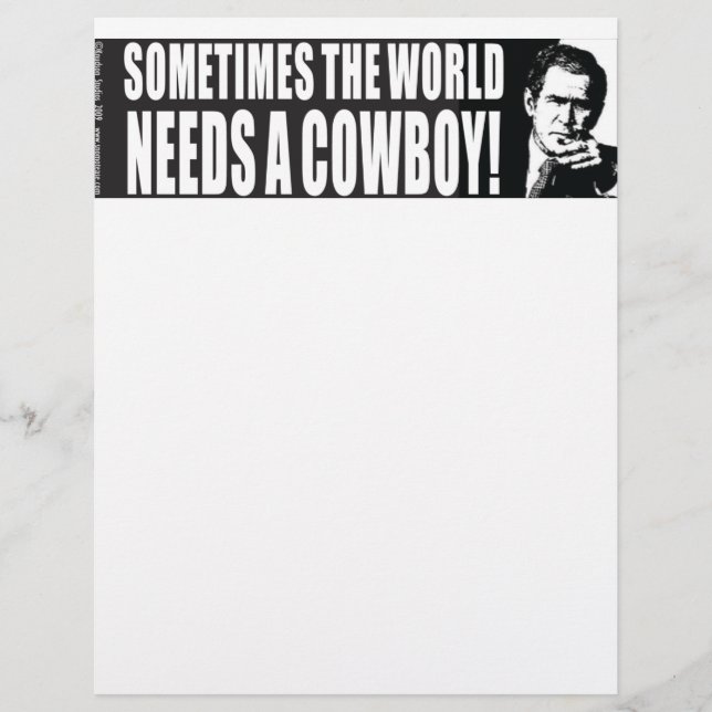 Papier Bush Cowboy (Devant)