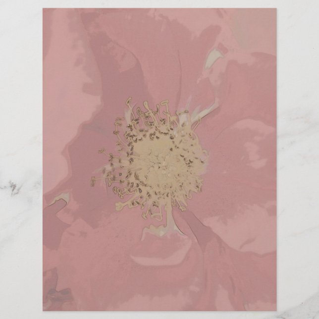 Papier Bush Roses DullPastel (Devant)