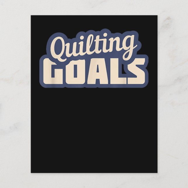 Papier Buts Drôle De Quilting (Devant)