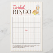 Papier Butter Together Bridal Shower BINGO Game (Devant)