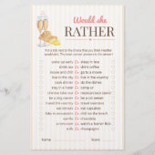 Papier Butter Together Bridal Shower Game (Devant)