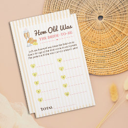 Papier Butter Together How Old Was Bride To Be Game