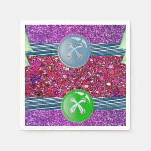 Papier-Button Napkins Servet