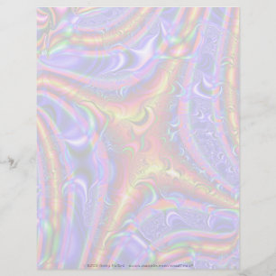 Papier C~02 Fractal en-tête personnalisé 02 - 8,5 po x 11