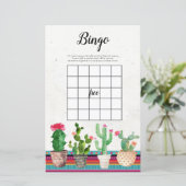Papier Cactus Fiesta Aquarelle Jeu de Bingo (Debout devant)
