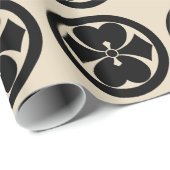 PAPIER CADEAU 丸に二つ剣酢漿草 (Coin rond)