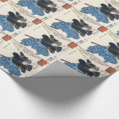 Papier Cadeau 宮本武蔵 de Musashi Miyamoto avec deux Bokken (Coin)