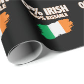 Papier Cadeau 0% Irish 100% Kissable (Coin rond)