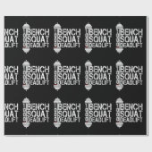 Papier Cadeau 1000 livres de banc de posture accroupie de forme (Plat)