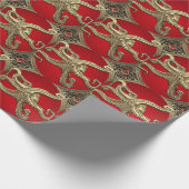 Papier Cadeau [100] Octopus d'or sacré en posture défensive (Coin)