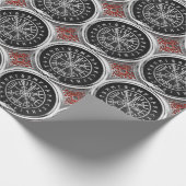 Papier Cadeau [100] Vegvisir - Viking Silver Magic Runic Compass (Coin)