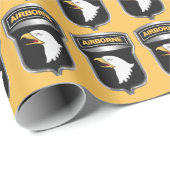 Papier Cadeau 101e division aéroportée-Aigles hurlants (Coin rond)