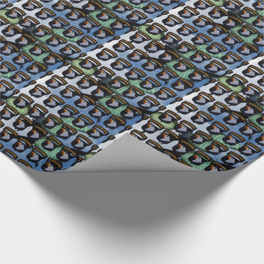 Papier Cadeau 101e patch d'aigle hurlant aéroporté (Coin)