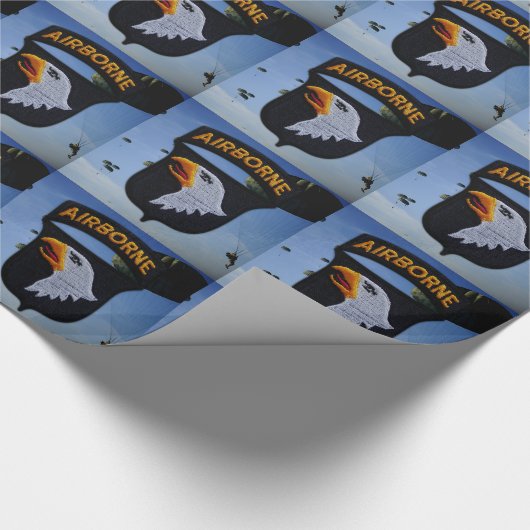 Papier Cadeau 101e patch d'aigle hurlant en vol (Coin)