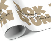 Papier Cadeau 10 000 Tan Sport Course (Coin rond)