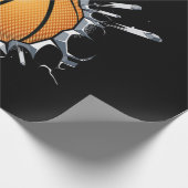 Papier Cadeau 10 ans Basketball Anniversaire Fête 10e Garçon (Coin)