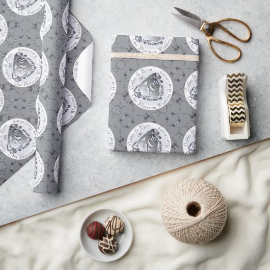 Papier Cadeau 10e, 11e, 20e, 25e, 70e anniversaire de Mariage (Artisanat)