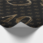 Papier Cadeau 10e anniversaire Tin Mariage Anniversaire Elégant (Coin)