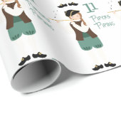 Papier Cadeau 11 tuyauteries (Coin rond)