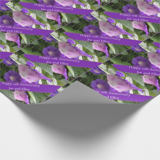 Papier Cadeau 11e anniversaire du Mariage, (Coin)