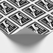 Papier Cadeau 11e anniversaire du mariage tenant la main (Coin)