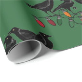 Papier Cadeau 12 Jours de Noël 4 Appeler les oiseaux (Coin rond)