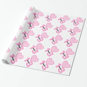 Papier Cadeau 13ème Nom an V16 de FILLE du ZÈBRE 13