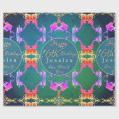Papier Cadeau 16e anniversaire  (Plat)